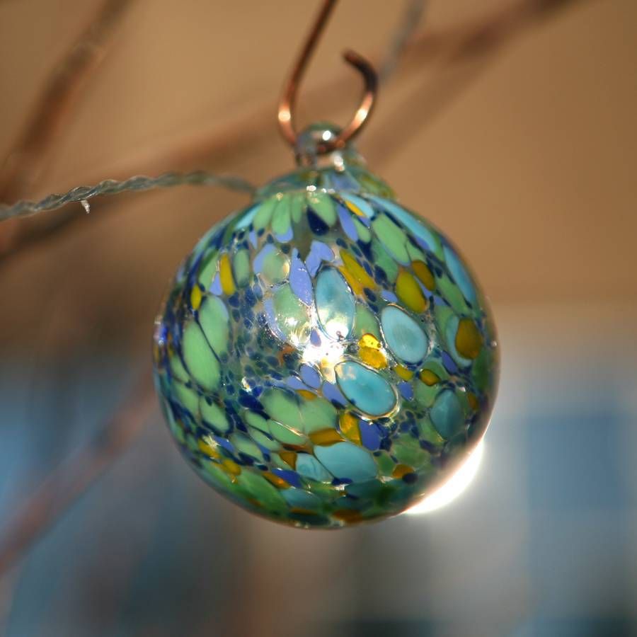 buy Solar Glass String Lights - Sea Glass