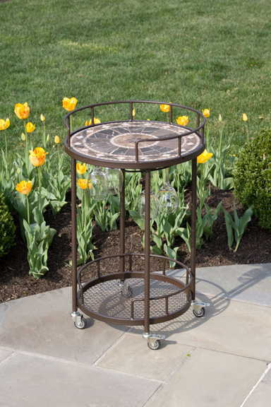 Galileo Mosaic Serving Cart