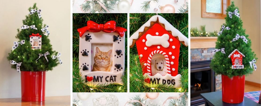 tabletop Christmas trees for pet lovers