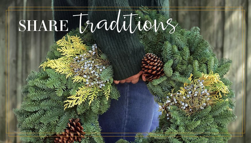 Handcrafted Jackson & Perkins Fresh Evergreens