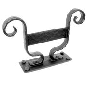 Acorn Foot Scraper with Scroll Ends - 6 Inch x 9 3-8 Inch Thumb