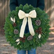 Winter Shimmer Wreath with Lights Alternate Image 2