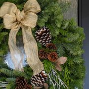 Winter Shimmer Fresh Evergreen Wreath Alternate Image 3
