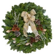 Winter Shimmer Fresh Evergreen Wreath Alternate Image 4