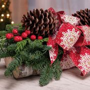 White Birch Christmas Centerpiece Alternate Image 1