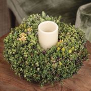 Mixed Succulent Candle Centerpiece Thumb