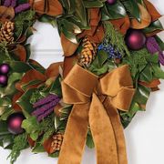 Sugarplum Serenade Magnolia Wreath Alternate Image 1