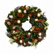 Graceful Garden Fresh Magnolia Wreath Alternate Image 2