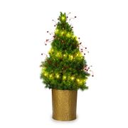 Jingle Bell Joy Potted Christmas Tree Thumb