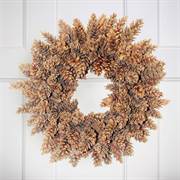 Natural Pinecone Holiday Wreath Thumb