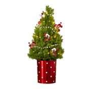 Peppermint Twist Living Tabletop Christmas Tree Alternate Image 3