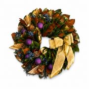 Royal Winter Nights Fresh Magnolia Wreath Alternate Image 2