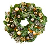 Gleaming Greetings Fresh Magnolia Wreath Alternate Image 2