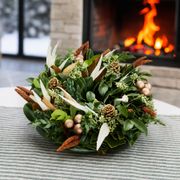 Fireside Spice Fresh Magnolia Centerpiece Thumb