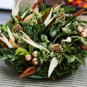 Fireside Spice Fresh Magnolia Centerpiece Alternate Image 1
