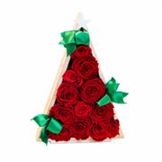 Preserved Red Rose Holiday Tree Gift Alternate Image 2