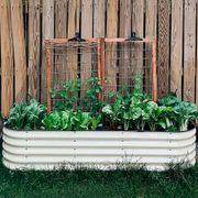 Vego Garden&reg; 17-Inch 6 In 1 Modular Metal Raised Bed (White) Alternate Image 6
