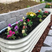 Vego Garden&reg; 17-Inch 9 In 1 Modular Metal Raised Bed (White) Thumb