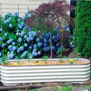 Vego Garden&reg; 17-Inch 9 In 1 Modular Metal Raised Bed (White) Alternate Image 1