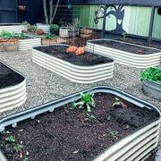 Vego Garden&reg; 17-Inch 10 In 1 Modular Metal Raised Bed (White) Alternate Image 1