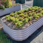 Vego Garden&reg; 17-Inch 10 In 1 Modular Metal Raised Bed (White) Alternate Image 2