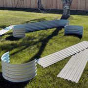 Vego Garden&reg; 17-Inch 10 In 1 Modular Metal Raised Bed (White) Alternate Image 3