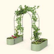 Vego Garden&reg; Modular Arched Single Section 1.5 Foot Trellis System Alternate Image 4