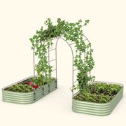 Vego Garden&reg; Modular Arched Single Section 1.5 Foot Trellis System Alternate Image 5