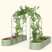 Vego Garden&reg; Modular Arched Single Section 1.5 Foot Trellis System Alternate Image 7