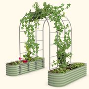 Vego Garden&reg; Modular Arched Single Section 1.5 Foot Trellis System Alternate Image 8