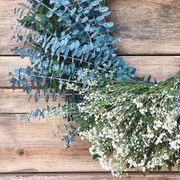 Sweet Serenity Dried Lavender, Baby's Breath and Eucalyptus Wreath Alternate Image 2