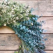 Sweet Serenity Dried Lavender, Baby's Breath and Eucalyptus Wreath Alternate Image 4