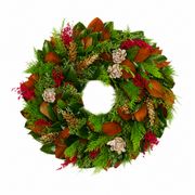 Winter Whimsy Fresh Magnolia Wreath Alternate Image 2