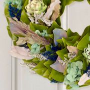 Baby Blues Magnolia Wreath Alternate Image 2