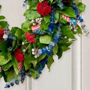 Patriot Salute Dried Floral Wreath Alternate Image 1