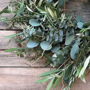 Fresh Curly Willow and Eucalyptus Wreath Alternate Image 2