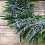 Fresh Bay Leaf, Rosemary and Dried Lavender Wreath Alternate Image 2