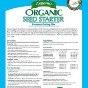 Espoma Organic&reg; Seed Starter Mix Alternate Image 1