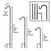 26-56-Inch Adjustable Shepherd's Hook Alternate Image 2