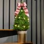 Pink Shimmer Potted Christmas Tree
