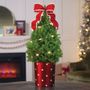 Holly Jolly Potted Christmas Tree
