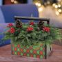 Woodland Argyle Holiday Centerpiece