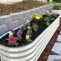 Vego Garden&reg; 17-Inch 9 In 1 Modular Metal Raised Bed (White)