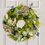 Baby Blues Magnolia Wreath