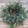 Fresh Curly Willow and Eucalyptus Wreath