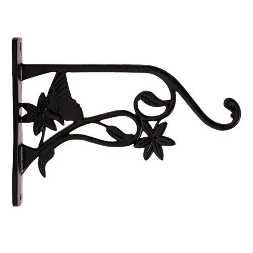 Restorers Iron Butterfly & Flower Plant Hanger - Pair Image
