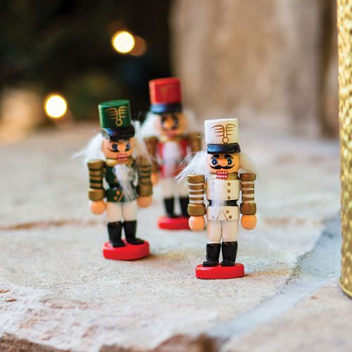 Nutcracker Noel Potted Christmas Tree Image