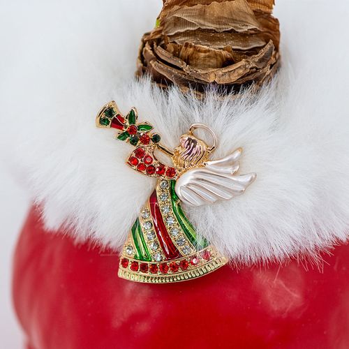 Guardian Angel Red Lion Waxed Amaryllis Bulb Image