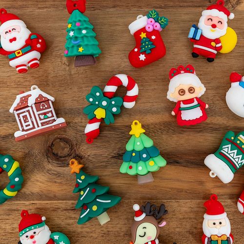 Santa's Surprise Living Tabletop Christmas Tree Image