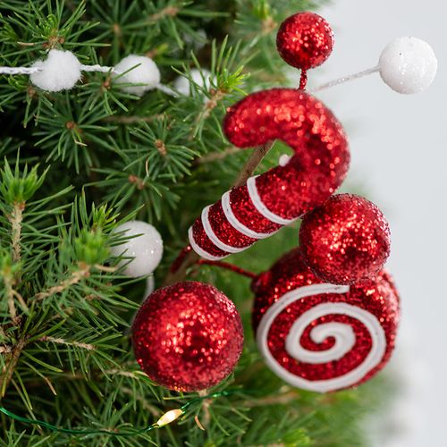 Peppermint Twist Living Tabletop Christmas Tree Image